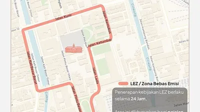 Low Emission Zone (LEZ) atau Kawasan Rendah Emisi bakal diberlakukan di Kota Tua/dok: Instagram @jalanbaru.jkt