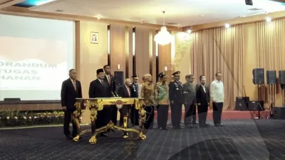 Serah terima jabatan Menteri Pertahanan periode 2019-2024/Ayojakarta.com