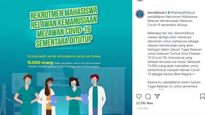 Mendikbud Nadiem Makarim (YouTube/Kemdikbud.RI)