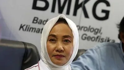 Kepala BMKG Dwikorita Karnawati (Jawa Pos/Fedrik Tarigan)