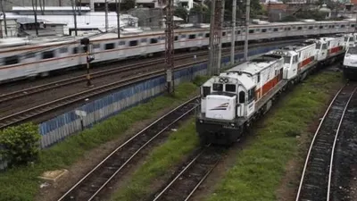 Ilustrasi kereta api (Kompas.com)