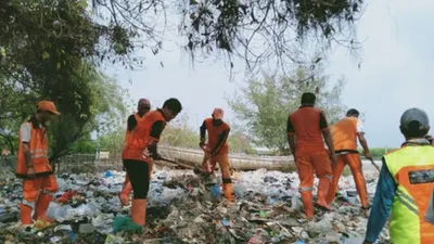 Kerja bakti di Pulau Harapan/Beritajakarta.com