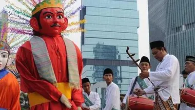 Ilustrasi kesenian Betawi/Merdeka