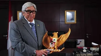 Ketua MPR, Taufiq Kiemas (alm) (Republika/Prayogi)