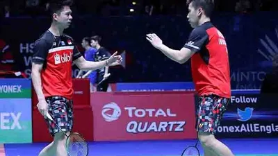Kevin Sanjaya Sukamuljo dan Marcus Fernaldi Gideon/Dok. Badminton Indonesia