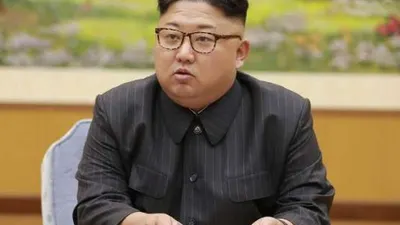 Presiden Korut, Kim Jong Un/ AFP