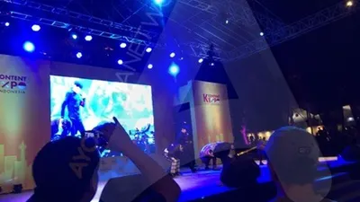 Penampilan IN2IT dalam K-Content Expo 2019 di Mall Central Park Jakarta/Ayojakarta.com