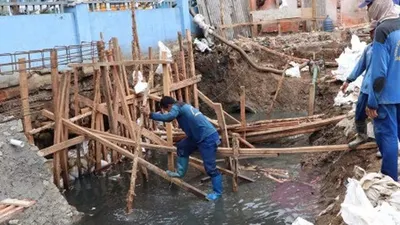 Proses pembuatan embung dan kolam / beritajakarta.id