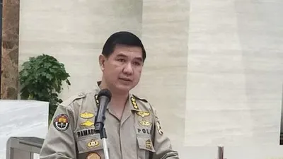 Kabag Penum Divisi Humas Polri, Kombes Ahmad Ramadhan. (Tribunnews.com/Theresia Felisiani)