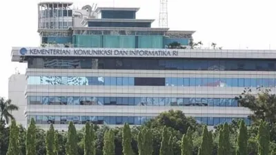 Gedung Kementerian Komunikasi dan Informatika di Jalan Medan Merdeka Barat, Jakarta Pusat/Kominfo.go.id