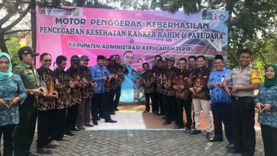 Deklarasi warga dan Pemkab Kepulauan Seribu untuk ikut Iva Test tingkat nasional (Beritajakarta.id)