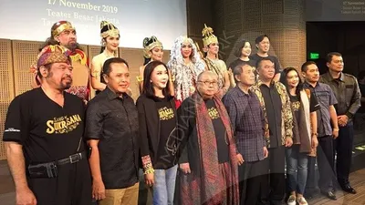 Foto bersama pemeran wayang orang lakon Sang Sukrasana/Ayojakarta.com-Istihanah Soejoethi