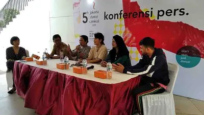 Konferensi pers Jakarta Dance Carnival di Jakarta/Ayojakarta.com
