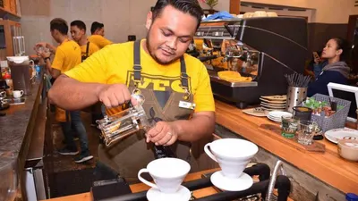 Ilustrasi barista (Dok. Ayobandung.com)