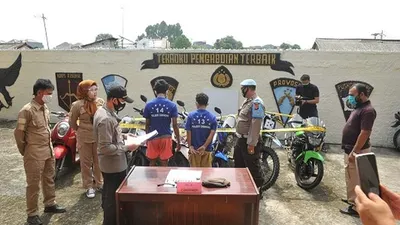 Polisi Bekuk Pelaku Curanmor Modus Anak di Bawah Umur di Bogor