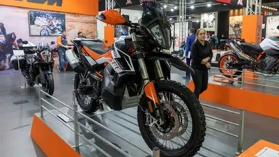 KTM 790 Adventure R saat dipamerkan di Istanbul, Turki, 2020 (Shutterstock)