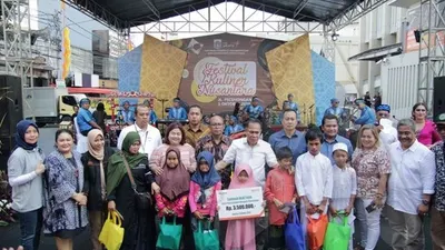 Wakil Wali Kota Jakpus Irwandi dalam Festival Kuliner Nusantara 2019/Ayojakarta.com