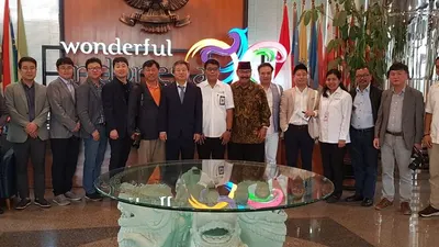 Wartawan Korea Kunjungi Kementerian Pariwisata, PWI dan Dewan Pers