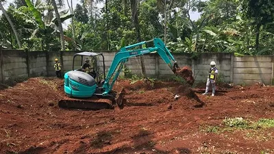 lahan milik Padi Merah Grup untuk pemakaman jenazah pasien COVID-19