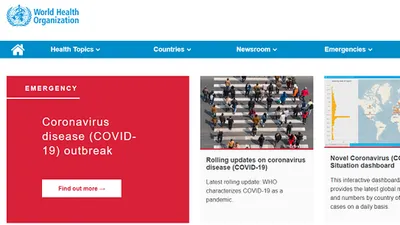 Situs WHO mengenai Corona. (https://www.who.int/countries/idn/en/)