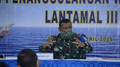 Wakil Komandan Lantamal III Kolonel Laut (P) Eko Wahjono (Dispenal Lantamal III)