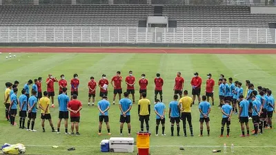 Latihan Timnas U-19 di Stadion Madya, Jakarta. (Ayojakarta.com/dok PSSI)