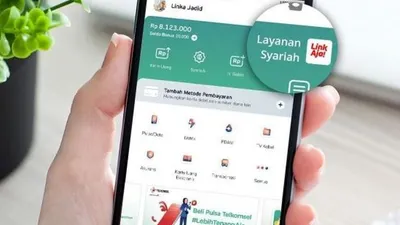[ilustrasi] Layanan Syariah LlinkAja. (LinkAja)