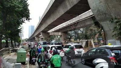 Revitalisasi trotoar di Jalan Dr. Satrio, Kuningan/Ayojakarta.com-Dhika Alam Noor
