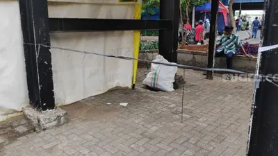 Lokasi gelandangan Tanah Abang tewas. (Suara.com/Bagaskara)