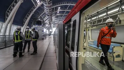 Ilustrasi LRT Jabodetabek/ Republika