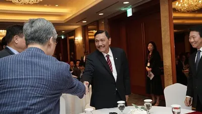 Menko Maritim, Luhut Binsar Padjaitan, dalam forum bisnis 