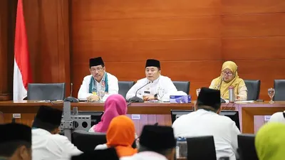 Wali Kota Sigit mengumpulkan semua lurah di Jakut untuk mengintensifkan penerimaan PBB P2 (Utara.jakarta.go.id)