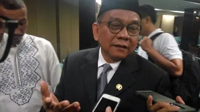 Wakil Ketua DPRD DKI Jakarta M Taufik (Ayojakarta.com/Aprilia Rahapit)