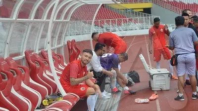Pemain Persija Jakarta, Marc Klok. (Ayojakarta.com/Hendy Dinata)