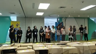 Sejumlah narasumber memberikan pengarahan kepada para peserta 