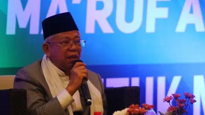 Wakil Presiden RI, Maruf Amin. (Antara/Ari Bowo Sucipto)