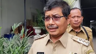 Wali Kota Jakarta Selatan, Marullah Matali.  (Suara.com/Stephanus Aranditio)
