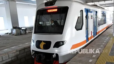 [Ilustrasi] Kereta bandara (dok Republika)