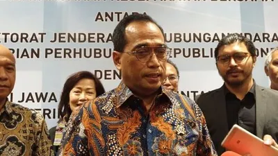 Menteri Perhubungan Budi Karya Sumadi. (Suara.com/Achmad Fauzi)