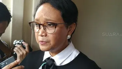 Menteri Luar Negeri (Menlu) Retno Marsudi. (Suara.com/Yasir)