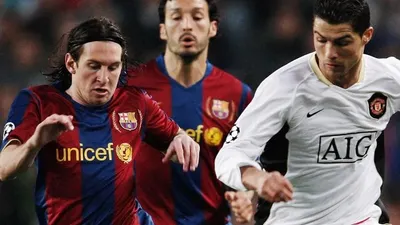 Pertemuan pertama kali Lionel Messi vs Cristiano Ronaldo pada Liga Champions musim 2007/2008. Saat itu Ronaldo masih membela Manchester United/uefa.com