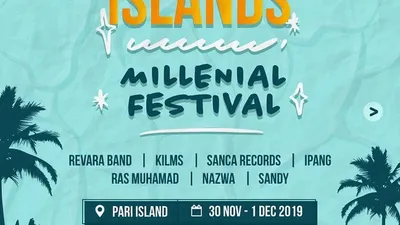 Poster digital perhelatan Millenial Music Fest (pulauseribu.jakarta.go.id)