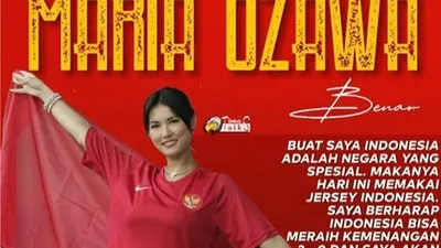 Maria Ozawa mendukung Timnas U-22 di SEA Games Filipina (Instagram)