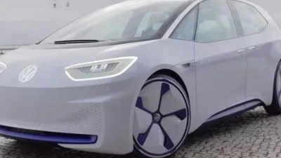 Ilustrasi mobil listrik VW [Telegraph].