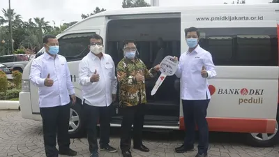 PMI Jakarta Dapat Bangtuan Mobil Donor Darah (dok. bankdki.co.id)