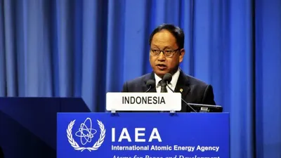 Menristek Dikti Mohamad Nasir di Sidang IAEA di Wina, Austria/Antara