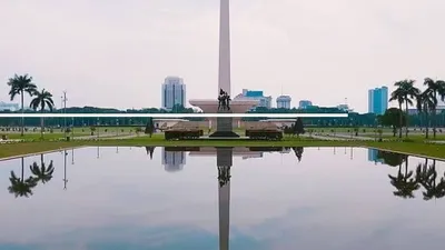 Monumen Nasional, landmark DKI Jakarta/instagram @bangariza
