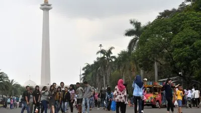 Ilustrasi wisata Jakarta