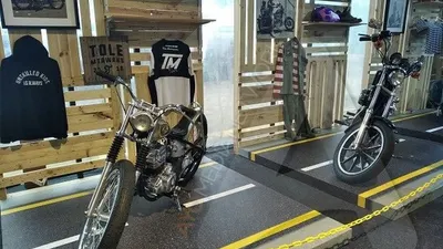 Area komunitas pencinta motor di ajang Kaskus Hobby Ground, Plaza Barat Gelora Bung Karno, Sabtu (2/11/2019)/Ayojakarta.com-Dhika Alam Noor