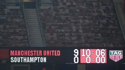 MU bantai Soton di Old Trafford, Rabu (3/2). Foto:  EPA-EFE/Laurence Griffiths